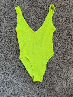 Bond-Eye Mara Neon Yellow Swimsuit